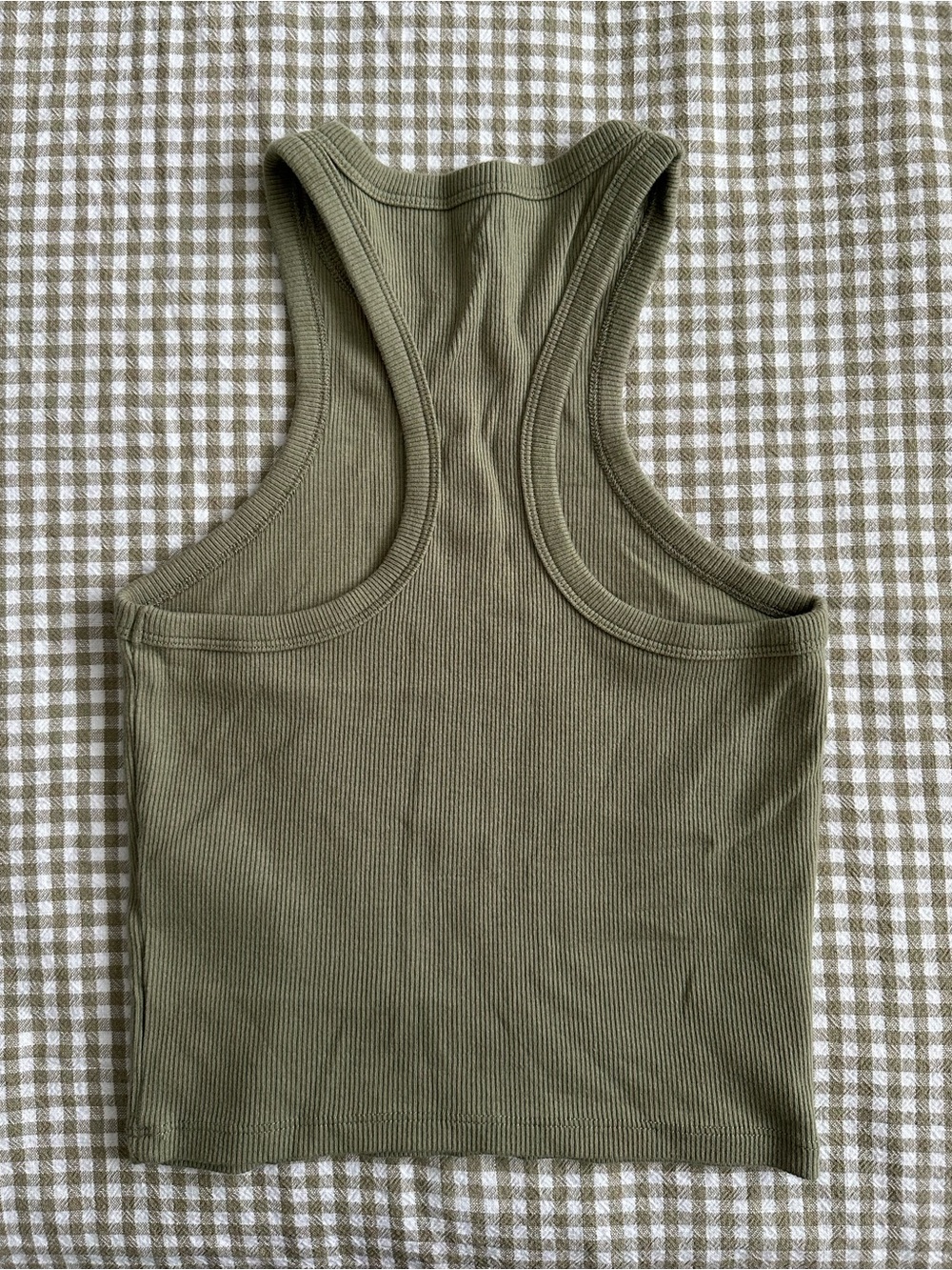Abercrombie Ribbed Racerback Tank Top - Picture 2 of 3